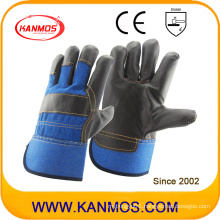 Dark Cowhide Furniture Leather Hand Safety Industrial Work Gloves (310044)